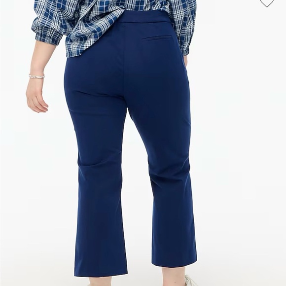 J. Crew Pants - J.Crew Womens Blue Cropped Ankle Kelsey Pants 18 Stretch Casual Outdoor Chic